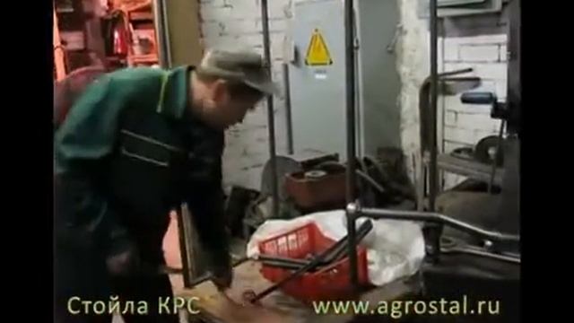 Производство стойлового оборудования. Производственная база завода