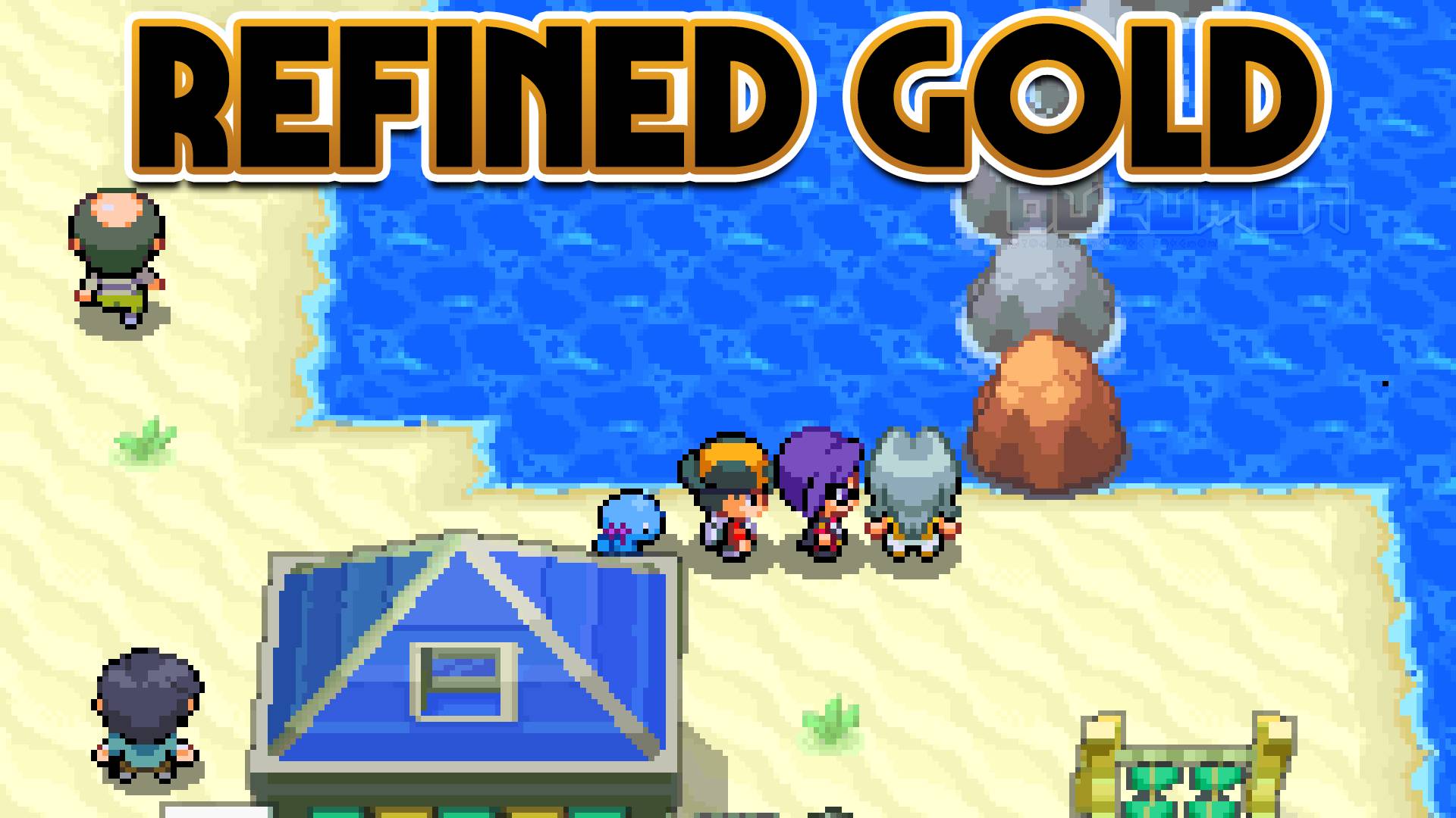 Pokemon Refined Gold - NDS ROM Hack Kanto был переделан в настоящую пост-игруv