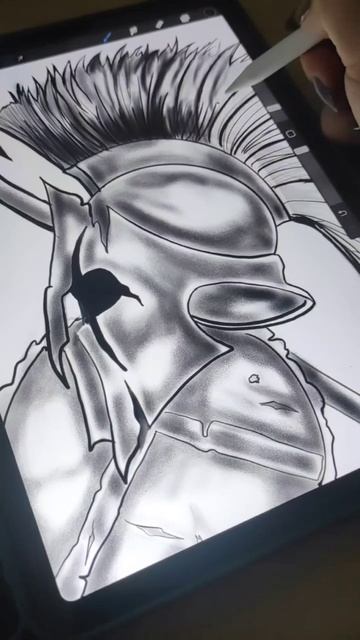 Draw Spartan