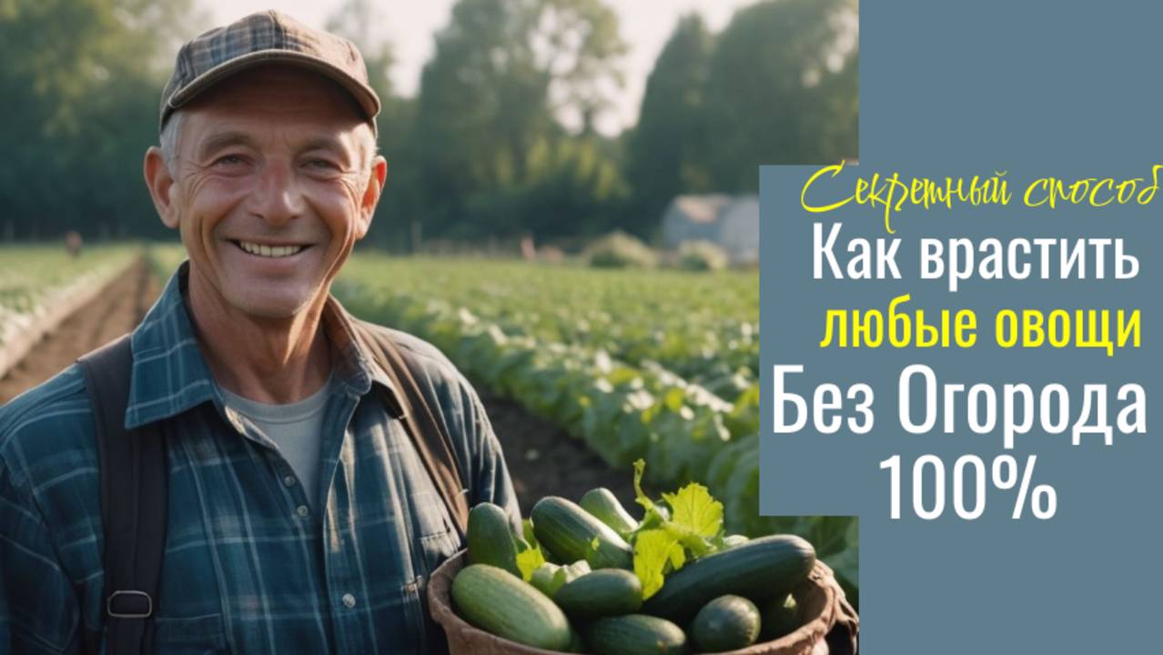 Если у вас нет огорода, вы всё равно сможете выращивать любые овощи