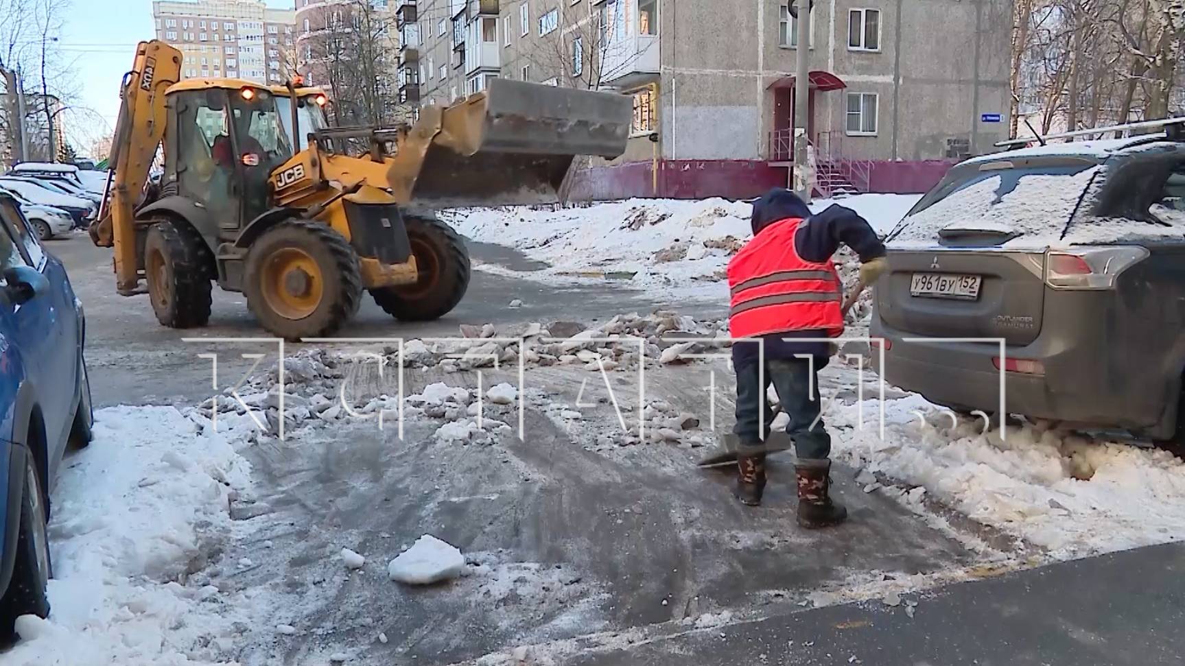 За эту зиму с улиц Нижнего Новгорода вывезено уже 370000 кубометров снега