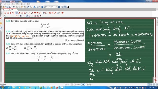 Giải Bài 6.14, 6.15, 6.16, 6.17 Trang 14 SGK Toán 6 Tập 2 Kết nối tri thức với cuộc sống