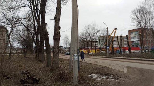 Рославль 12 Микраен Красноармейская Пилят Деревья