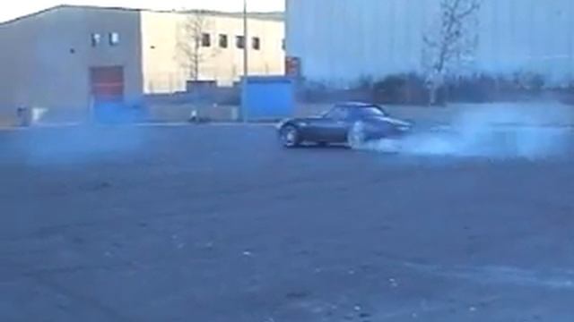 BMW Z8 Hamann burn out