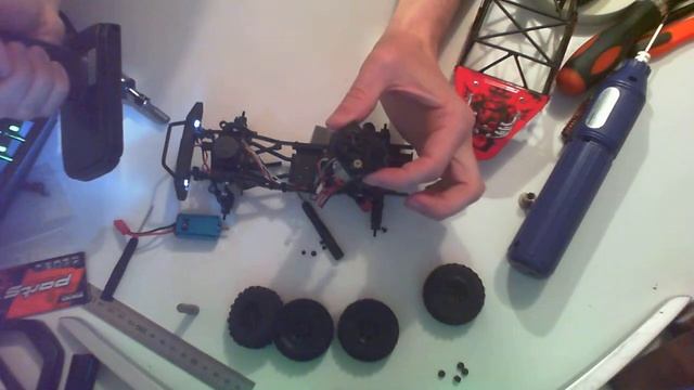 RGT/FTX 1/24 Scale Rock Crawler Mods Motor Upgrade Part 2