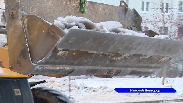 Очередная проверка качества уборки снега прошла в Приокском районе