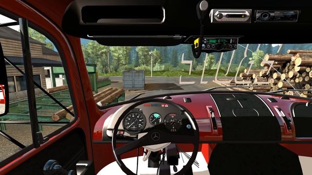 QUALIFICANDO A MERCEDINHA PRO PUXE DA LENHA - ETS 2 MODS