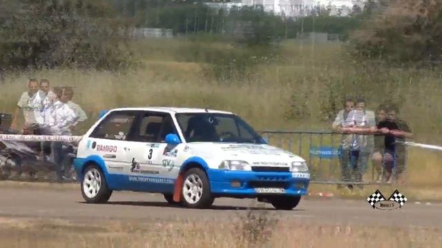 Alejandro Fernández - Citroën AX GT // Slalom Ciudad de Badajoz 2013 [HD]