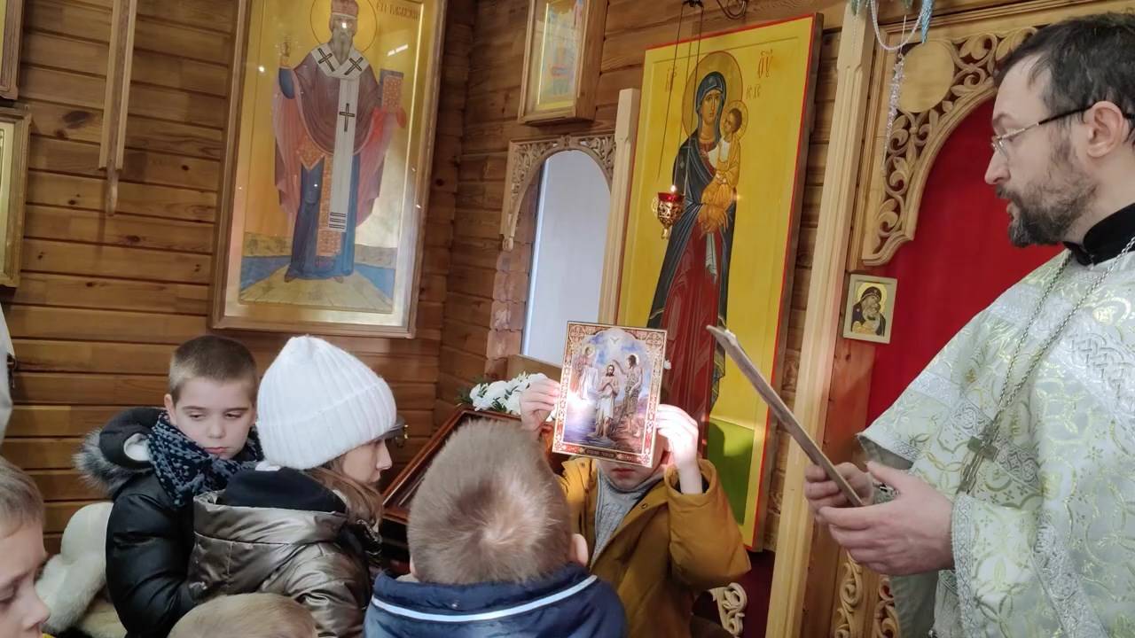 О Крещении Господнем и Крещенской воде... Проповедь детям с отцом Алексеем Мосесовым