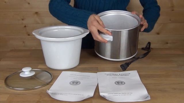 Vita Clay 2 in 1 Yogurt Maker and Slow Cooker Model VS7600-2 Product Overview