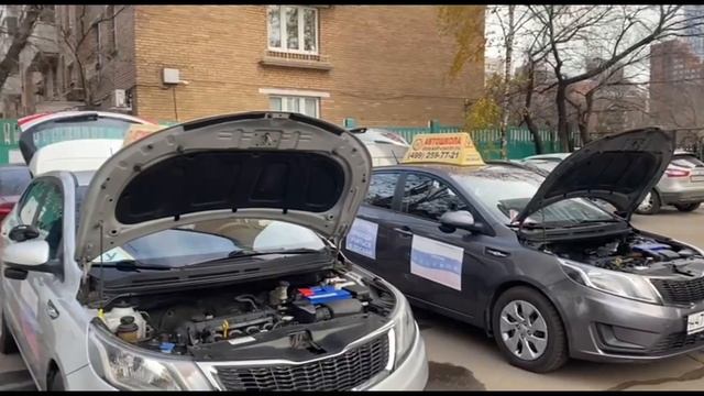 Осмотр учебных автомобилей ДОСААФ ЦАО