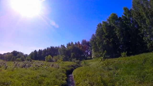 FPV на берегу реки