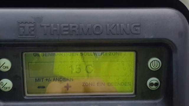 Thermoking Thermo King okrągłe klawisze włączanie  zony  2 Agregat 2 Parowniki