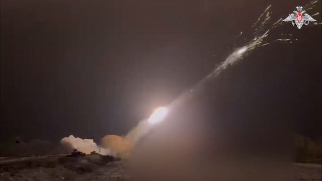 Боевая работа расчета ТОС-1А ВДВ в приграничном районе Курской области
