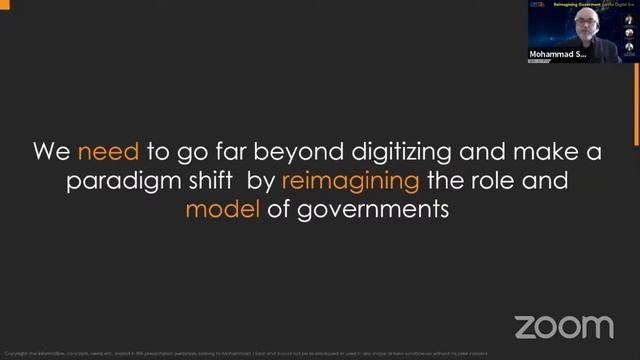Digitalization in Government Sectors - Mohammed J Sear Views