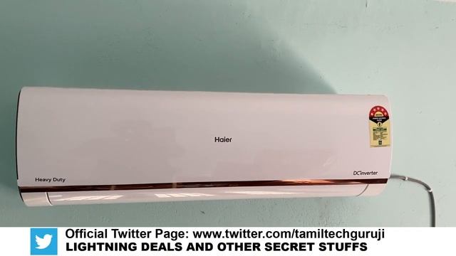 Haier 1.6 Ton Kinouchi Heavy Duty Pro 5 Star AC Review || Tamil Techguruji