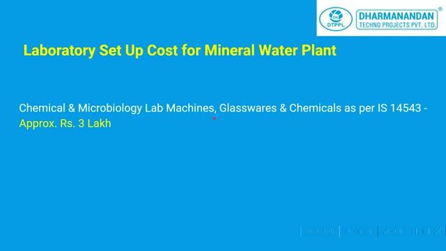 मिनरल वाटर प्लांट प्रोजेक्ट् कॉस्ट in India | Water Plant Business Setup cost Investment