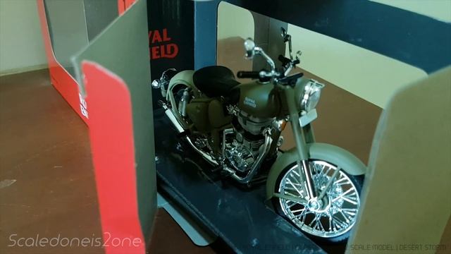 ROYAL ENFIELD | CLASSIC 500 | DESERT STORM | MAISTO | 1:12 SCALE MODEL