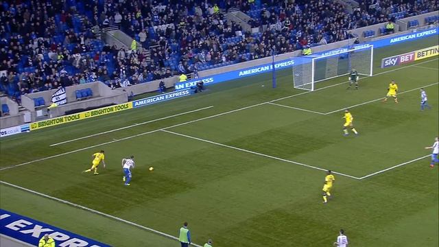 BRIGHTON & HOVE ALBION 2 LEEDS UNITED 0