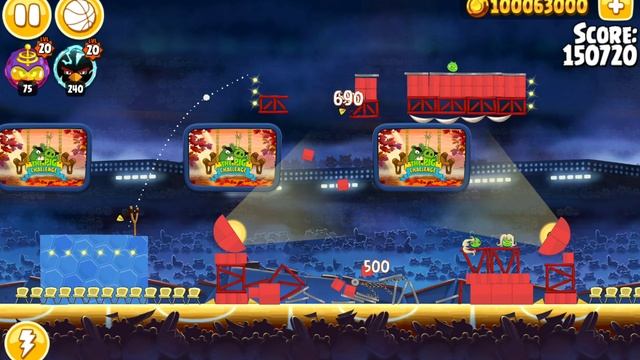 прохождение игры angry birds seasons (с модом) эпизод ham dunk 4 часть