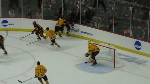 3/30/2019: Chase Priskie shift iso (press box footage; Quinnipiac vs. Arizona State)