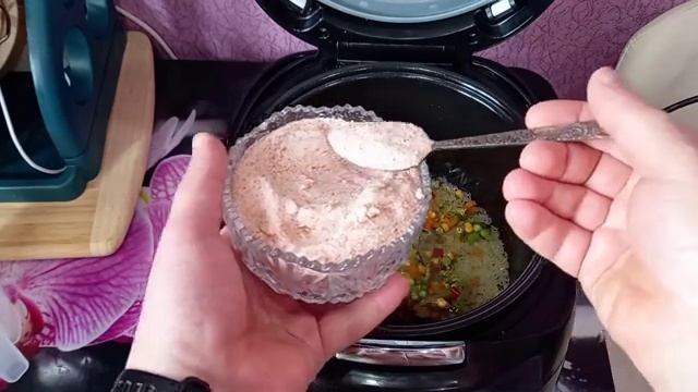 Курица с рисом и мексиканской смесью в мультиварке пошаговый рецепт