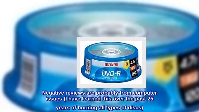 Great product -  Maxell 638006 DVD-R 4.7 Gb Spindle with 2 Hour Recording Time