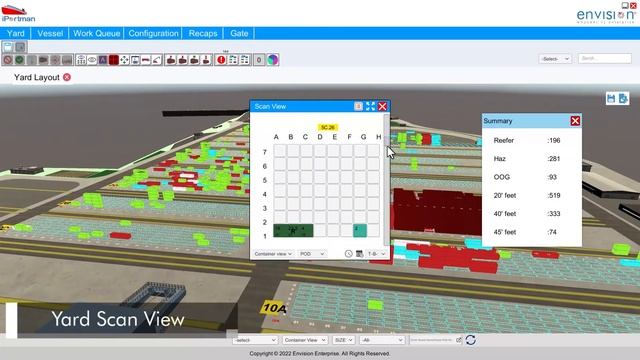 Envision Ports and Terminal Solution - iPortman CTOS Yard Management System