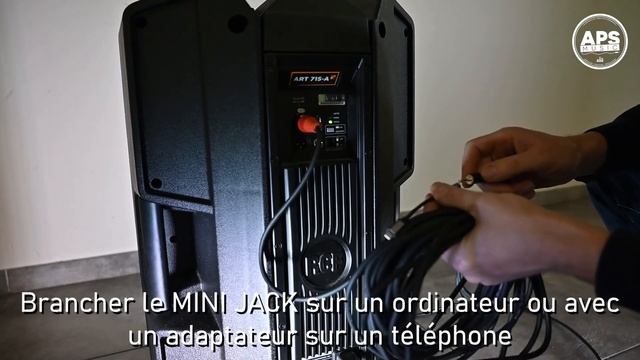 Tutoriel Matériel - Branchement Mini Jack aux RCF