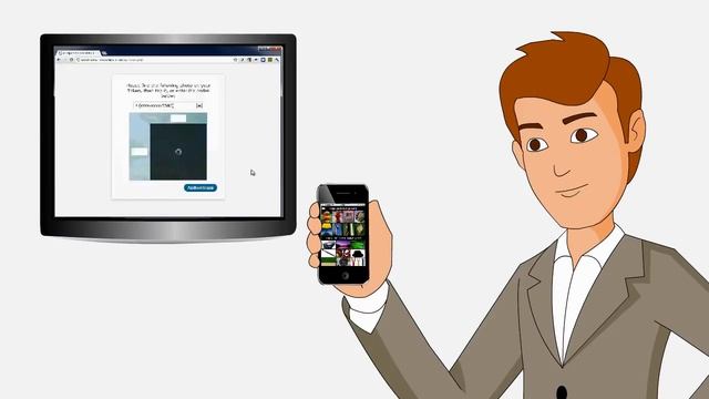 Safe internet login demo using CryptoPhoto 2-factor TFA authentication with 2-channel mutual auth