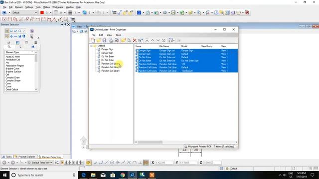 Microstation V8i - How To Batch Print