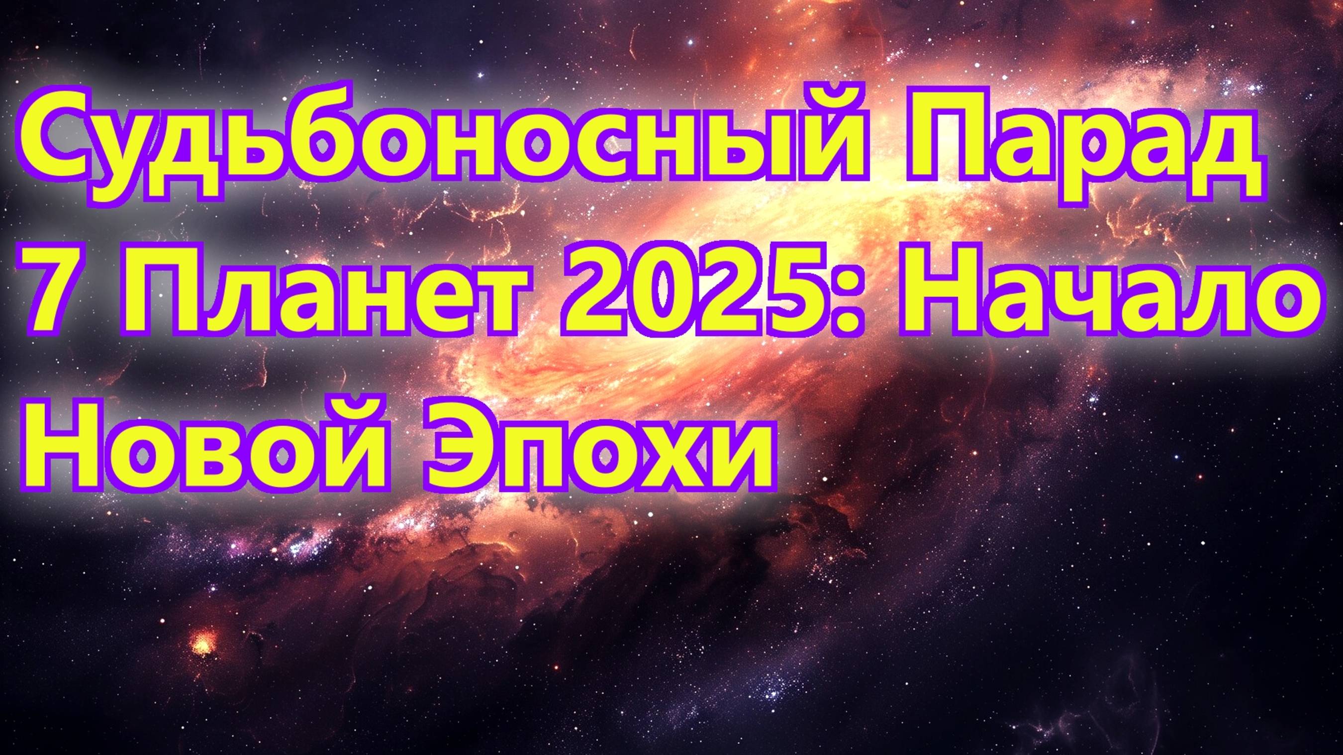 Великий Парад 7 Планет 28 февраля 2025: Врата Вселенной Открываются