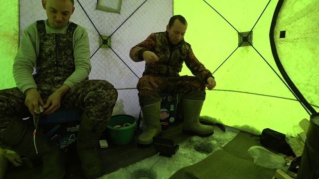 Зимняя рыбалка в январе.