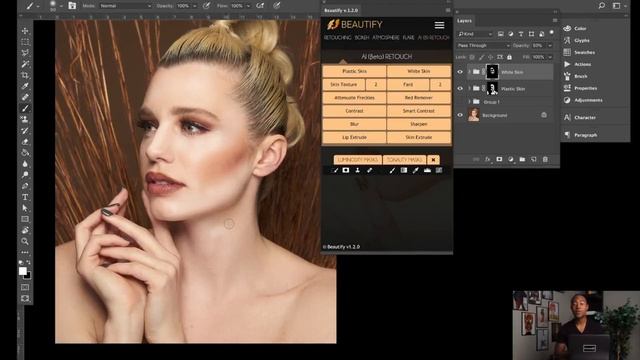 Beautify Photoshop Retouching Panel Review