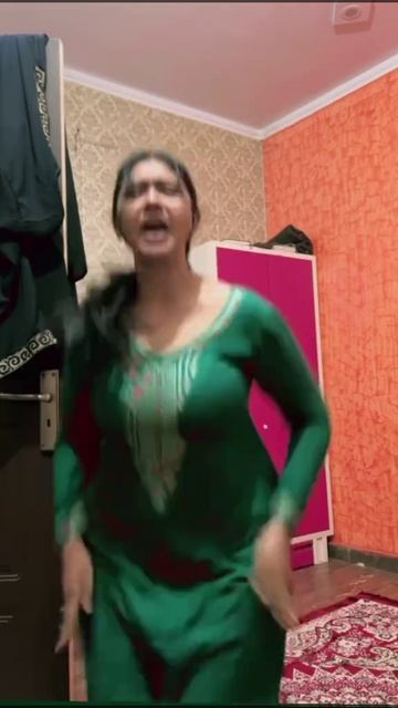 Romantic Hot Dance At Home By Young Girl