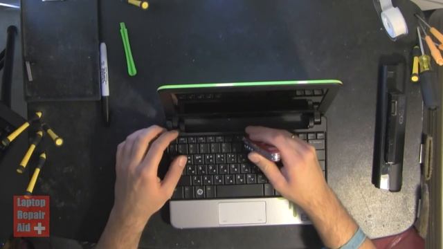 DELL MINI 10 HOW TO REMOVE A KEYBOARD