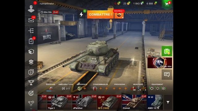 WORLD of TANKS (Max settings) iPad Mini 5 ( A12 Bionic chip)