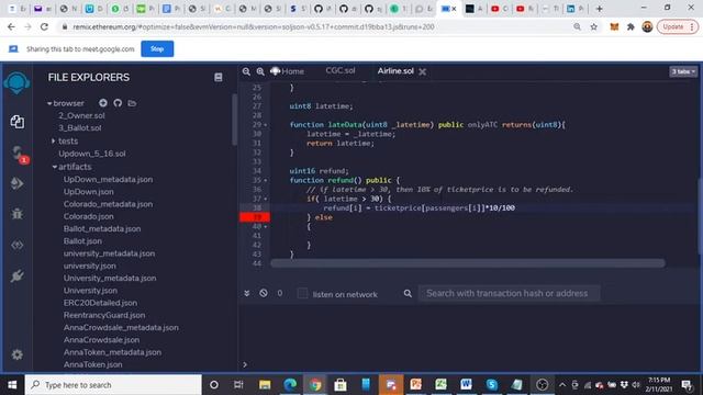 Solidity tutorial - Part 3 , how to make smart contract (in Hindi)