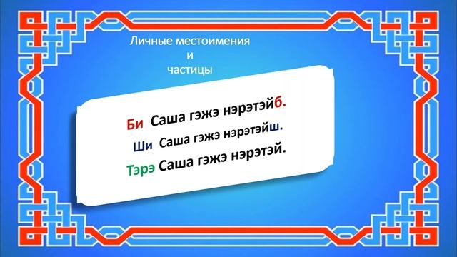 Личные местоимения и частицы  урок