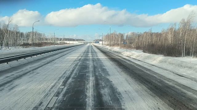 Новосибирск-Омск. Закрыли трассу.