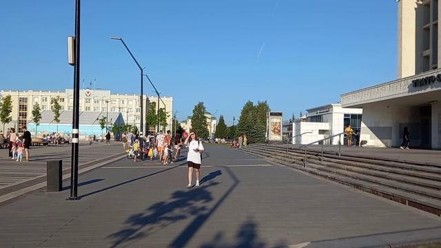 Лето в центре Ижевска.