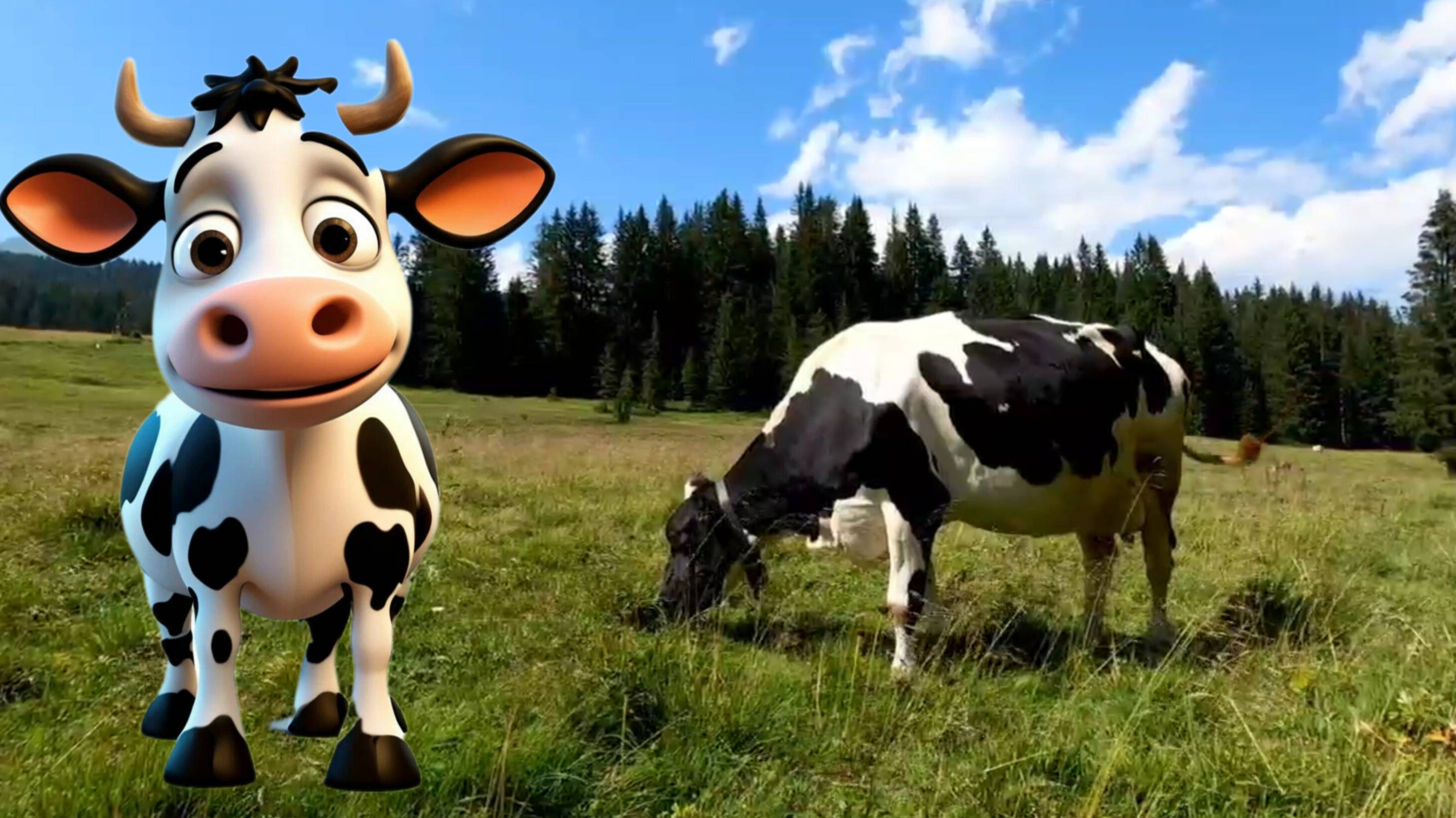 Песенка про корову для детей