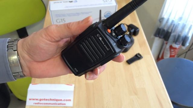 Talkie Walkie Midland G15 PMR446 UHF Presentation Go Technique