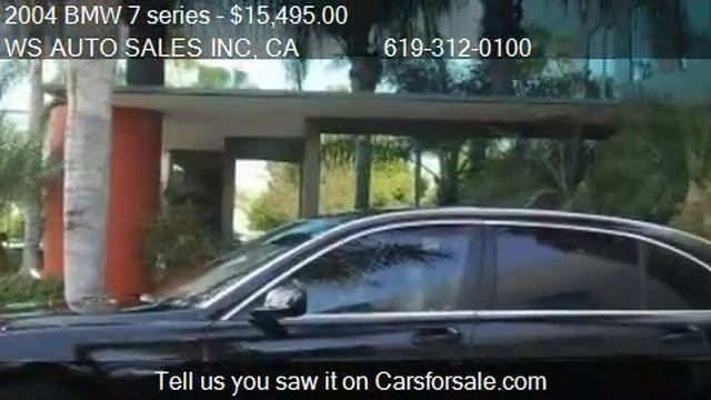 2004 BMW 7 series 745Li - for sale in EL CAJON , CA 92021