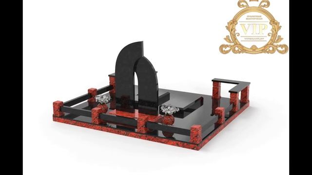Образец вращающегося 3D гранитного комплекса