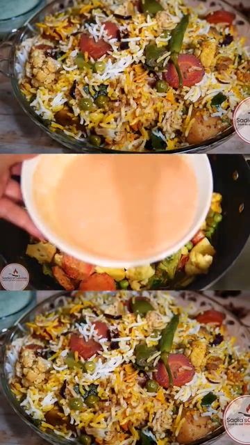 #shorts Quick And Easy veg biryani Recipe With Homemade Biryani Masala | veg dum biryani