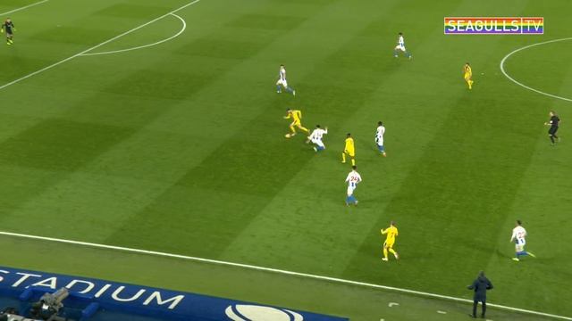 BRIGHTON & HOVE ALBION 3 CRYSTAL PALACE 1