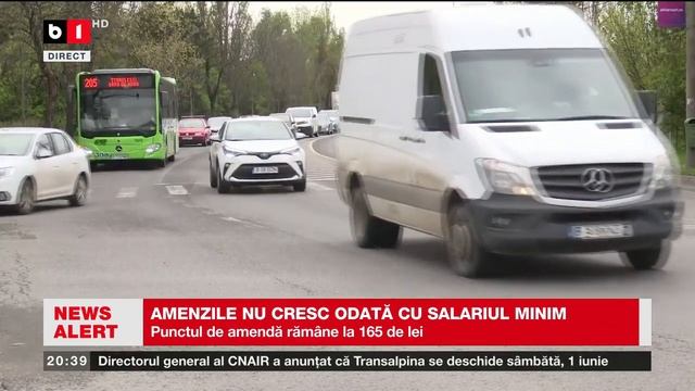 AMENZILE NU CRESC ODATĂ CU SALARIUL MINIM. Știri B1TV_30 mai 2024