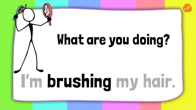 Present Continuous Verb Chant - What Are You Doing?