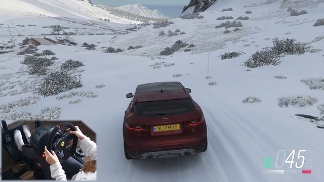 Girl drives Jaguar F-Pace S 2017 | Forza Horizon 4 [4K]